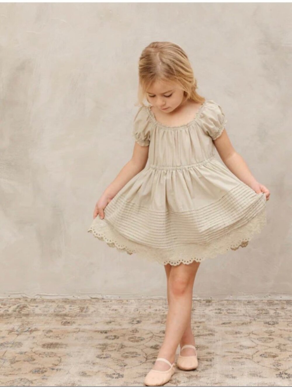 New Noralee Emma cotton Dress sage size10 retail $88